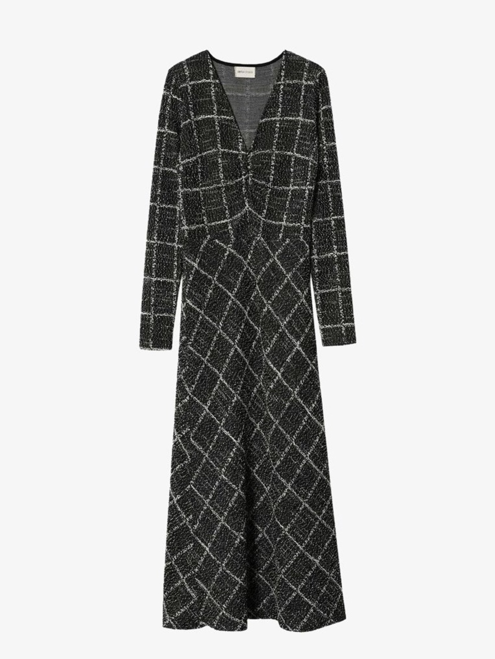 Mango Black and White jumper dress